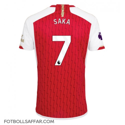 Arsenal Bukayo Saka #7 Hemmatröja 2023-24 Kortärmad
